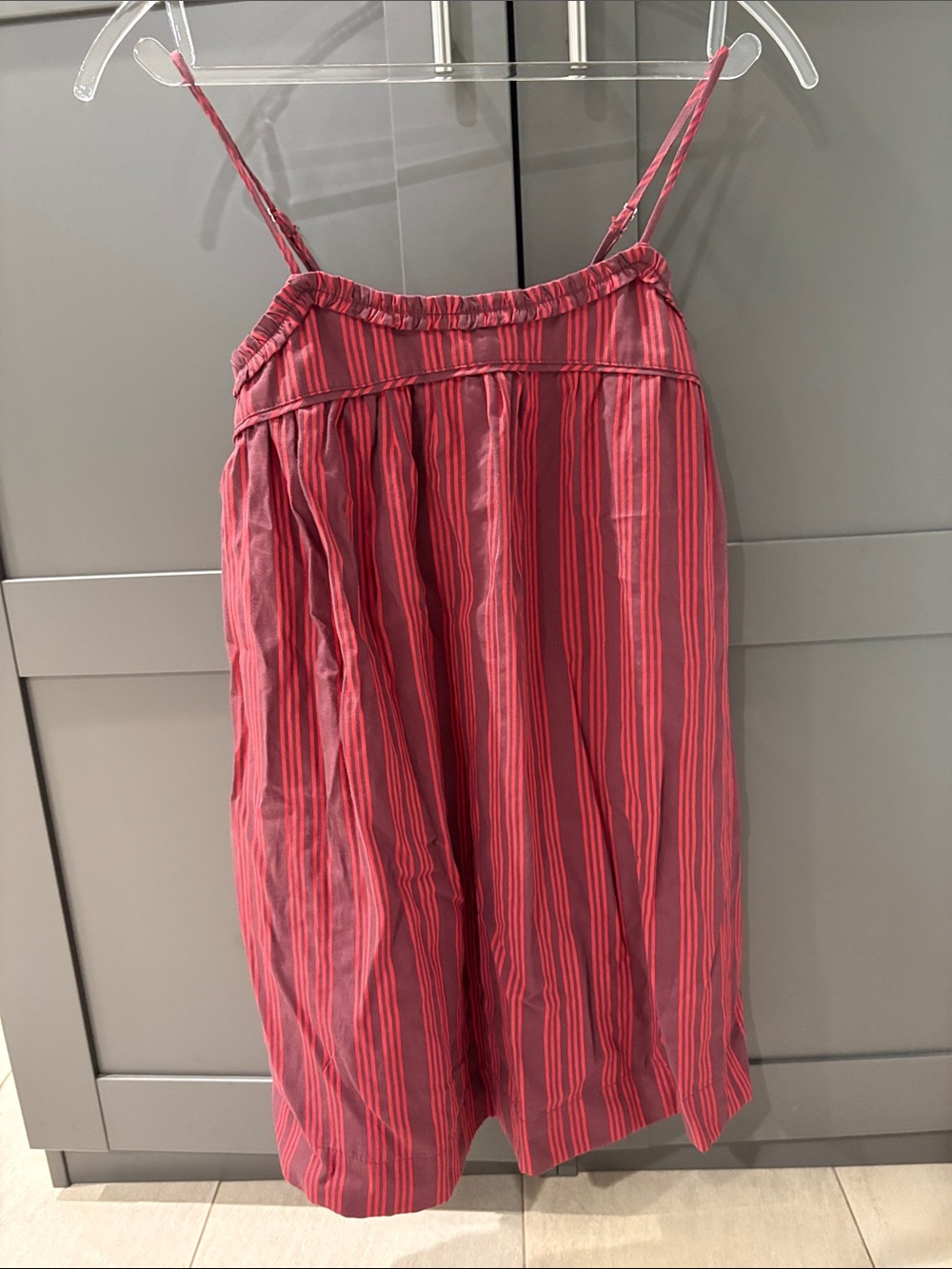 BRAND NEW W/ TAGS Wild Fable Deep Red Stripped Dress